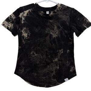 Posh Kiddos Black Ice Tie Dye Biker Shirt Size 12 Months
